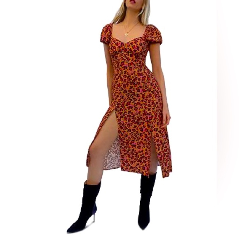 French Connection Amelia Animal Print Dress